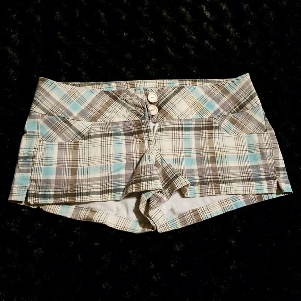 Plaid shorts
